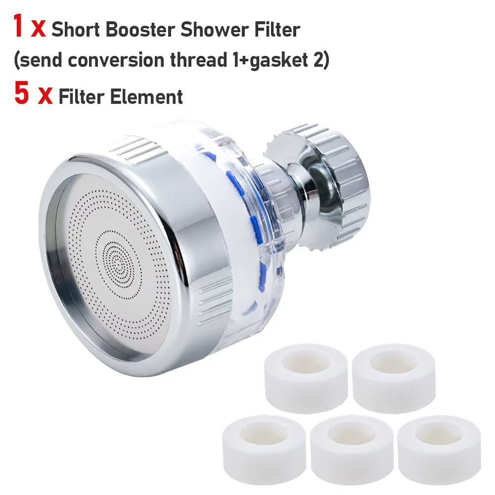 Kitchen Faucet Water Filter 360° Sink Filter Pressurized Sink Faucet Water Filter Universal Faucet Aerator Bathroom Accessories