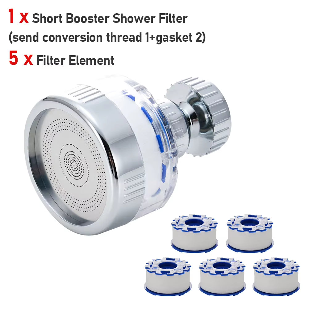 Kitchen Faucet Water Filter 360° Sink Filter Pressurized Sink Faucet Water Filter Universal Faucet Aerator Bathroom Accessories