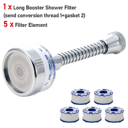 Kitchen Faucet Water Filter 360° Sink Filter Pressurized Sink Faucet Water Filter Universal Faucet Aerator Bathroom Accessories