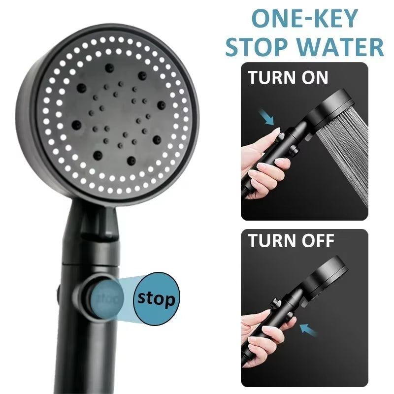 Xiaomi  Shower Head Water Saving 5 Modes Adjustable High Pressure Showerhead Handheld Spray Hangable Bathroom Accessories