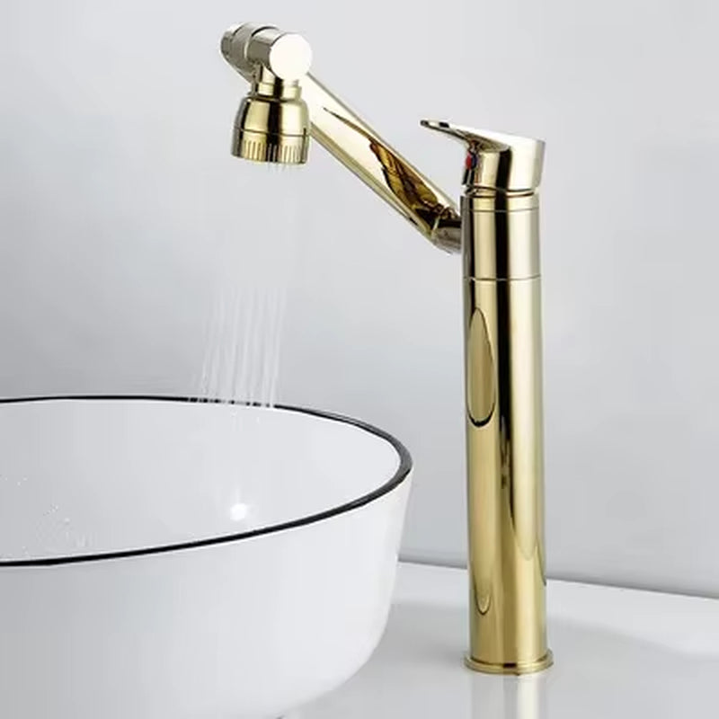 Multifunction Bathroom Faucet Gold Sink Faucet Hot Cold Water Mixer Crane Antique Bronze Deck Mounted Universal Water Taps