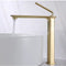 Brushed Gold Basin Faucet Black Bathroom Mixer Tap Tall Sink Faucet Brass Wash Basin Faucet Hot and Cold Lavotory Faucet