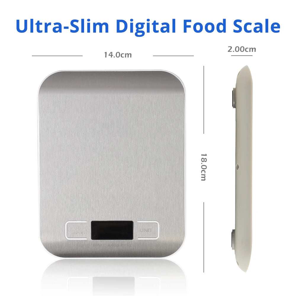 Kitchen Scale Digital Balance Precision Gewelry Weight Electronic Kitchen Precision Smart Scales Kitchen Appliances