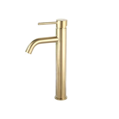 Sink Faucet Bathroom Hot and Cold Brush Gold Single Lever Hot and Cold Basin Water Mixer Tap Bathroom Sink Faucet Brass Tap Gold