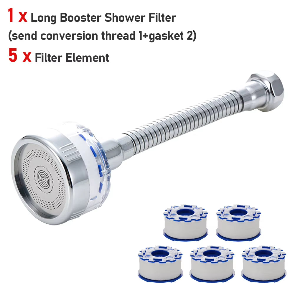 Kitchen Faucet Water Filter 360° Sink Filter Pressurized Sink Faucet Water Filter Universal Faucet Aerator Bathroom Accessories