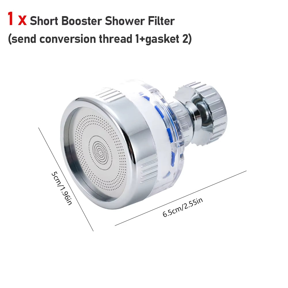 Kitchen Faucet Water Filter 360° Sink Filter Pressurized Sink Faucet Water Filter Universal Faucet Aerator Bathroom Accessories