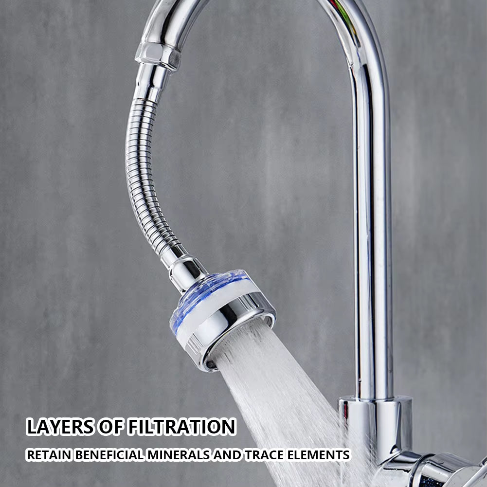 Kitchen Faucet Water Filter 360° Sink Filter Pressurized Sink Faucet Water Filter Universal Faucet Aerator Bathroom Accessories